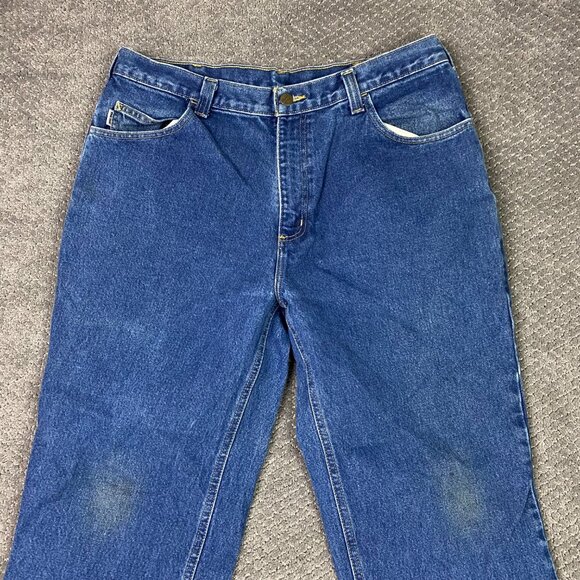 Carhartt FR Jeans Men's 36 x 30 Fits 34.5 x 29.25 Flame Resistant Blue Cotton - Picture 2 of 14